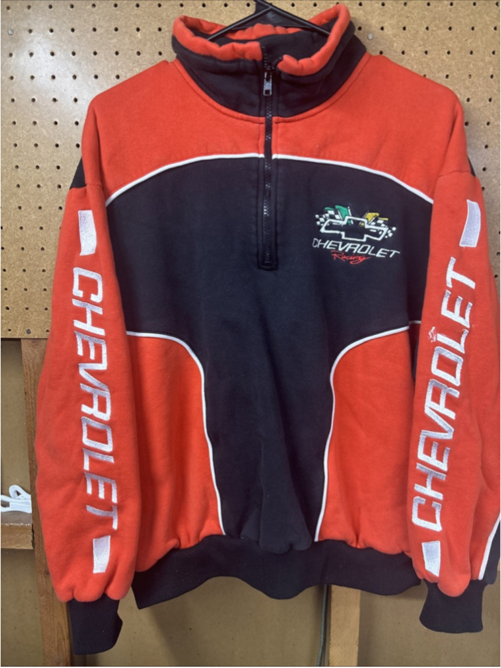 Racing Champions NASCAR Chevrolet Racing 1/4 Zip Sweatshirt Adult Medium